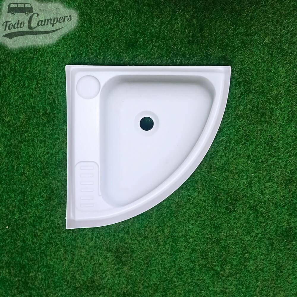 Parte trasera del lavabo de Esquina 400 x 400 mm para autocaravanas