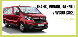 Cortinas Isotérmicas BLACK EDITION para Trafic, Vivaro, Talento e NV300 desde 2015 - PACK COMPLETO