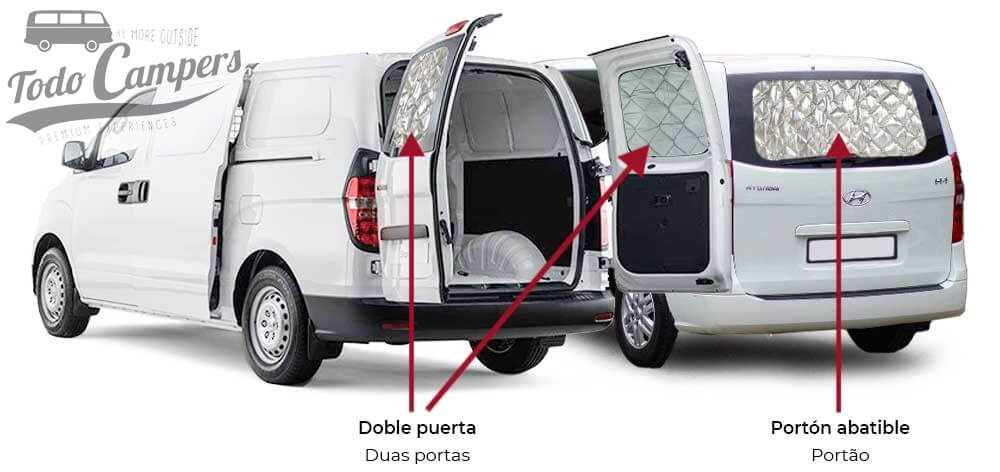 3 piezas de aislantes: luna frontal y ventanillas3