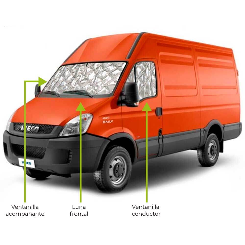 3 piezas de aislantes: luna frontal y 2 ventanillas