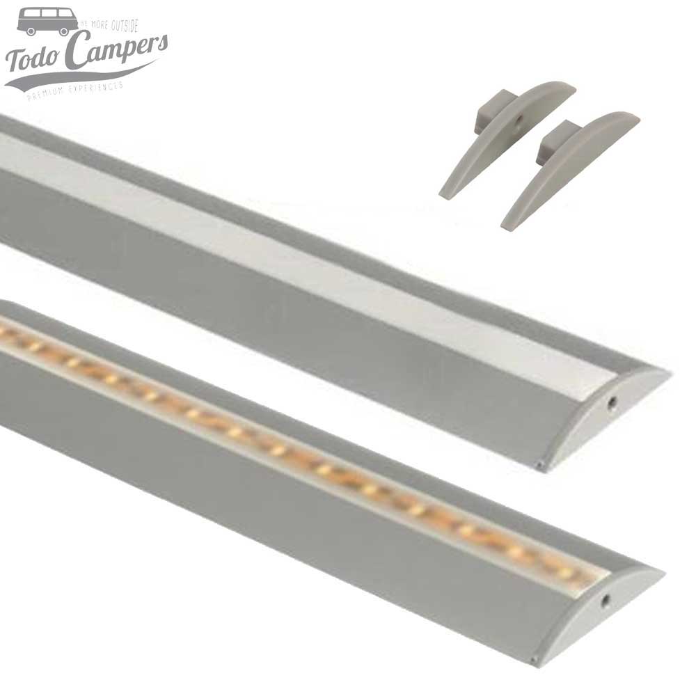 canaleta de aluminio para luces LED