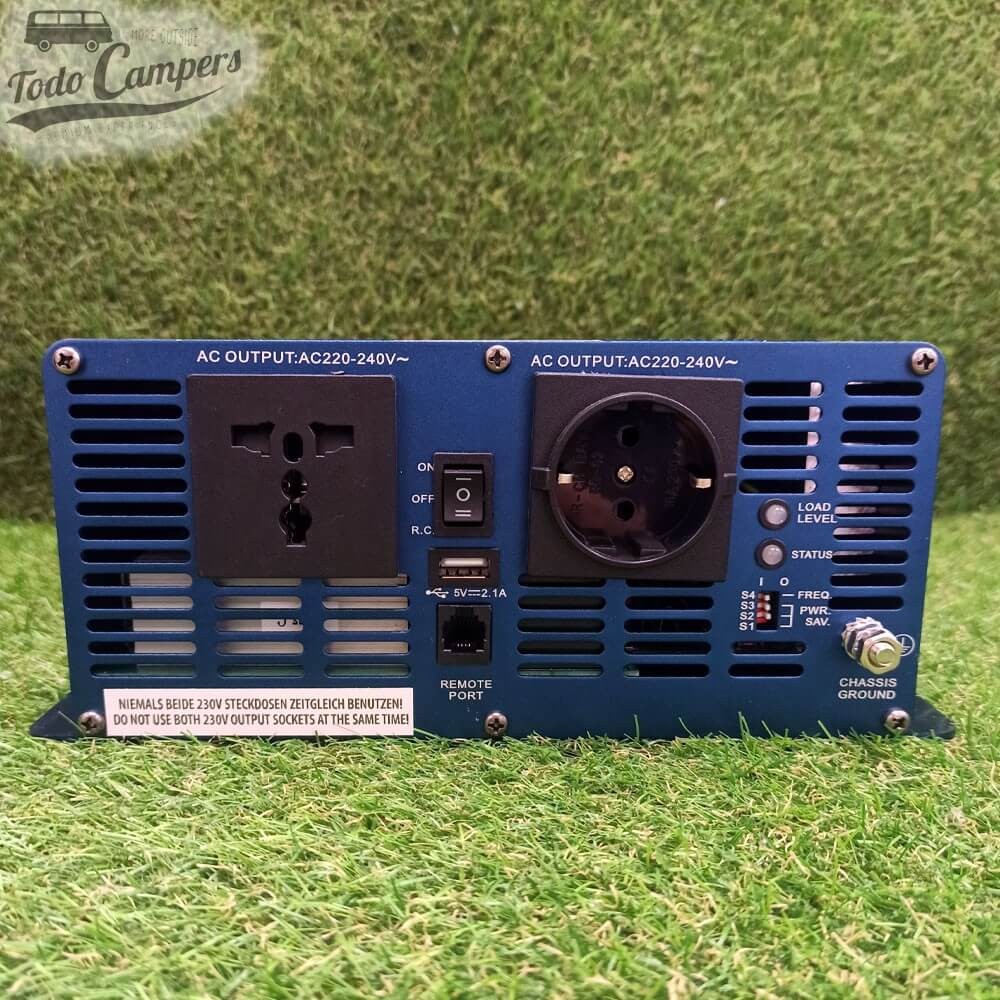 salida USB y Shulo europeo