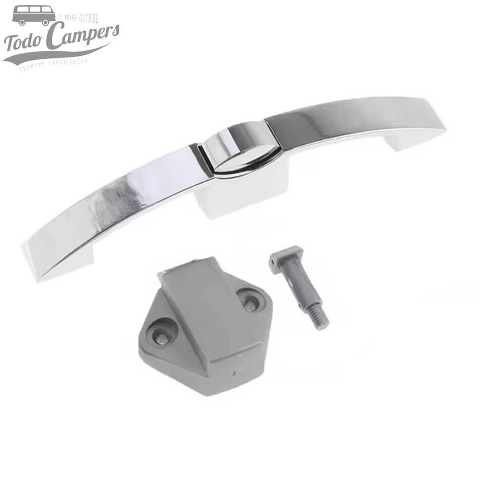 asa de plástico con pestillo