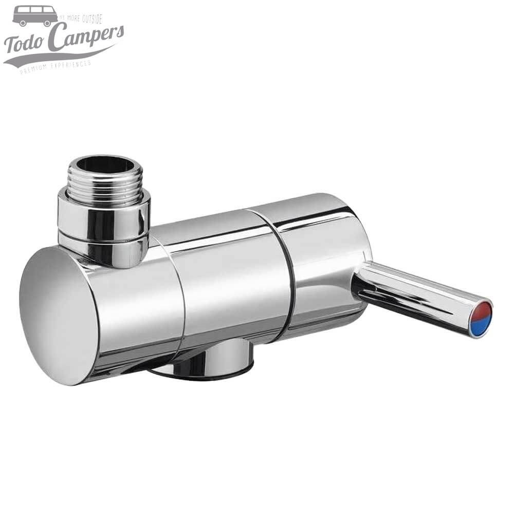 Grifo de agua fría y caliente con conexion rosca para latiguillo